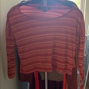 long sleeve stripe top